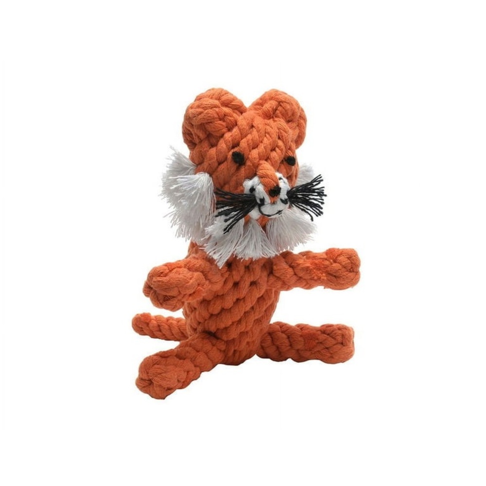 Jax and Bones Timmi The Tiger Good Karma Orange Rope Dog Toy